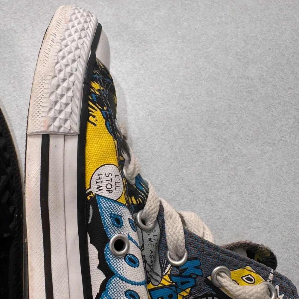 Converse All Star Batman Comic‎ High Top Sneaker Shoes Size Youth 1